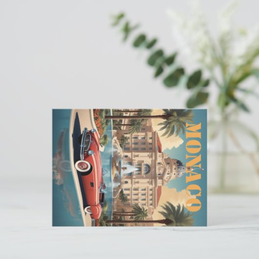 Carte Postale Monaco : Casino Monte Carlo (Debout devant)