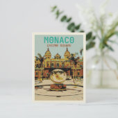 Carte Postale Monaco Côte d'Azur, vue sur le Casino (Debout devant)