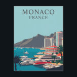 Carte Postale Monaco, France Bateau Dock Port Vintage<br><div class="desc">Découvrez le charme luxueux de Monaco avec cette carte postale vintage qui présente ses quais de bateaux et son port pittoresque. Connue pour son style de vie glamour, son architecture époustouflante et ses vues imprenables sur la Méditerranée, Monaco est une destination de choix pour l'élite. Cette carte postale de style...</div>