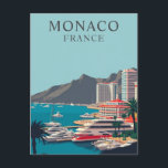 Carte Postale Monaco, France Bateau Dock Port Vintage<br><div class="desc">Découvrez le charme luxueux de Monaco avec cette carte postale vintage qui présente ses quais de bateaux et son port pittoresque. Connue pour son style de vie glamour, son architecture époustouflante et ses vues imprenables sur la Méditerranée, Monaco est une destination de choix pour l'élite. Cette carte postale de style...</div>