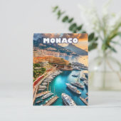 Carte Postale Monaco, joyau scintillant sur la Côte d'Azur (Debout devant)