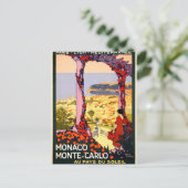 Carte Postale Monaco. Monte-Carlo. Au pays du soleil (Debout devant)