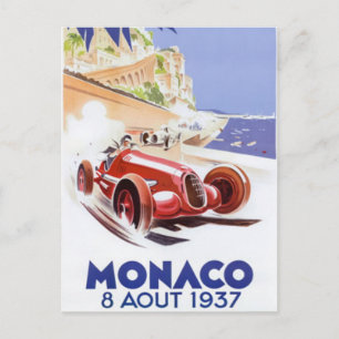 Carte Postale Monaco vintage -