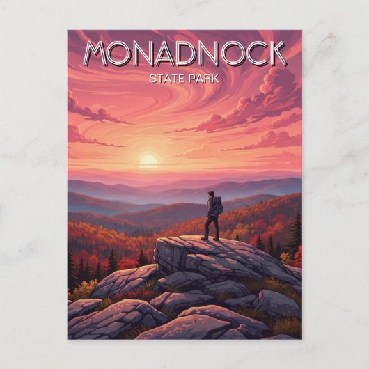 Carte Postale Monadnock New Hampshire Travel (Devant)