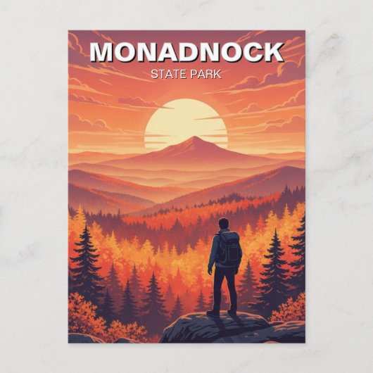 Carte Postale Monadnock New Hampshire Travel (Devant)