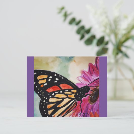 Carte postale Monarch Butterfly (Debout devant)