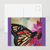 Carte postale Monarch Butterfly (Devant / Derrière)