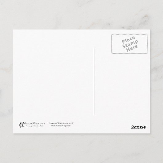 Carte postale Monarch Butterfly Fairy (Dos)