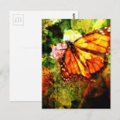 Carte Postale Monarch Grunge (Devant / Derrière)