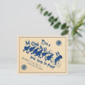 Carte Postale Monarch vélo vintage publicité (Debout devant)