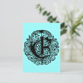 Carte Postale Monarchie "E" (Debout devant)