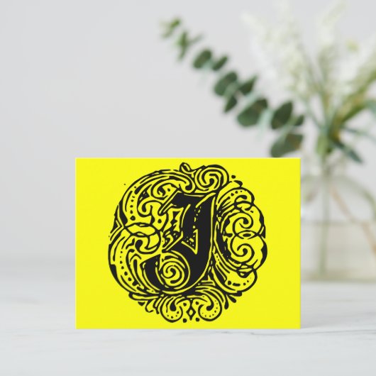 Carte Postale Monarchie "J" (Debout devant)