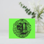 Carte Postale Monarchie "L" (Debout devant)