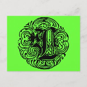 Carte Postale Monarchie "L"