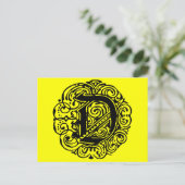 Carte Postale Monarchie Noir "D" (Debout devant)