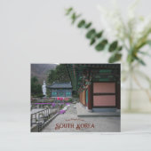 Carte Postale Monastère bouddhique de Pal Seung Corée du Sud (Debout devant)