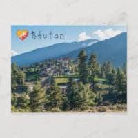 Monastère bouddhiste Gangtey Goemba, centre du Bho