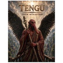 Monastère de Corbeau Tengu Cinéma Sombre