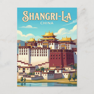 Carte Postale Monastère de Ganden Sumtseling Chine