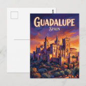 Carte Postale Monastère de Guadalupe Espagne (Devant / Derrière)