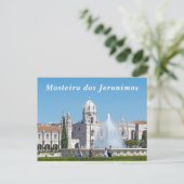 Carte Postale Monastère de Jeronimos. (Debout devant)