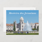 Carte Postale Monastère de Jeronimos. (Devant / Derrière)