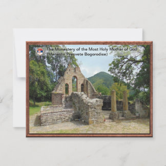 Carte Postale Monastère de la Très Sainte Mère de Dieu