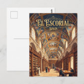 Carte Postale Monastère de l'Escurial Espagne (Devant / Derrière)