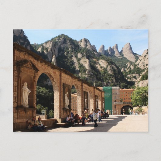 Carte Postale Monastère de Montserrat (Devant)
