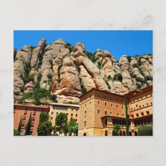 Carte Postale Monastère de Montserrat, Catalogne, Espagne (Devant)