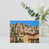 Carte Postale Monastère de Montserrat, Catalogne, Espagne (Debout devant)