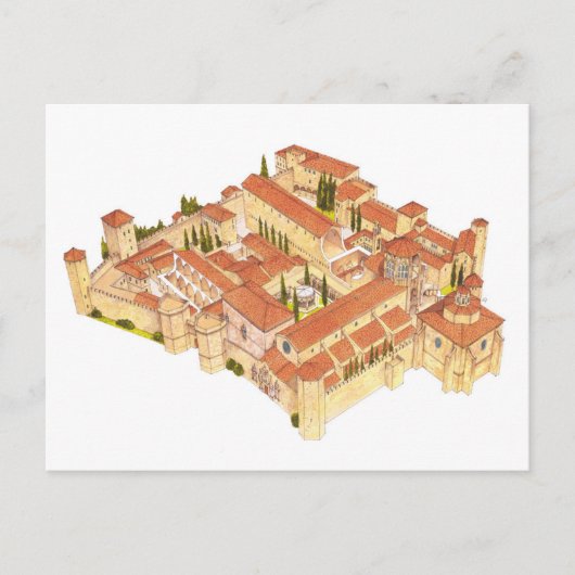 Carte Postale Monastère de Poblet. Catalogne Espagne (Devant)