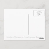 Carte Postale Monastère de Sambata (Dos)