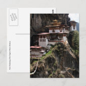Carte Postale monastère de taktsang (Devant / Derrière)