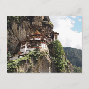 Carte Postale Monastère de Taktsang (nid de tigre) au Bhoutan