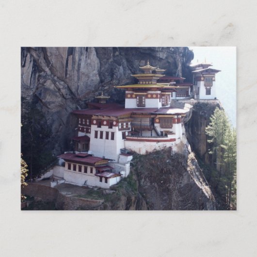 Carte Postale Monastère de Taktshang, Paro, Bhoutan (Devant)
