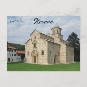 Carte Postale Monastère de Visoki Decani près de Peja Kosovo