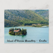 Carte Postale Monastère de Visovac à Krka NP - Croatie (Devant)