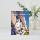 Carte Postale Monastère d'Ostrog Monténégro (Debout devant)
