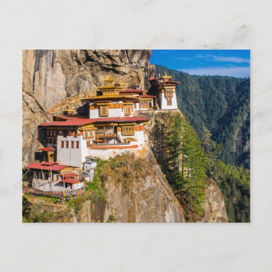 Carte Postale Monastère du nid de tigre (Devant)