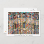 Carte Postale Monastère Peint de Sucevita (Devant / Derrière)