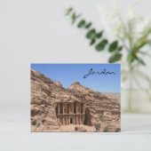 Carte Postale monastère petra jordan (Debout devant)
