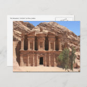 Carte Postale monastère petra tree (Devant / Derrière)