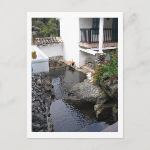 Carte Postale Monastère Pool Venezuela Andes Montagnes