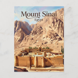 Carte Postale Monastère Sainte-Catherine Égypte