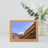 Carte Postale Monastère Sainte-Catherine, Sud Sinaï, Egypte (Debout devant)