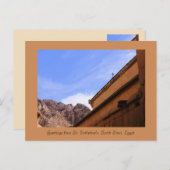 Carte Postale Monastère Sainte-Catherine, Sud Sinaï, Egypte (Devant / Derrière)