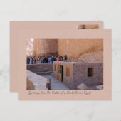 Carte Postale Monastère Sainte-Catherine, Sud Sinaï, Egypte (Devant / Derrière)