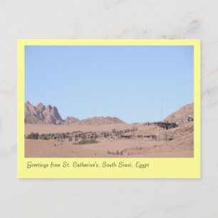 Carte Postale Monastère Sainte-Catherine, Sud Sinaï, Egypte