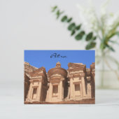 Carte Postale monastère soleil pétrée (Debout devant)